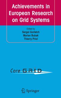Buch Cover Achievements in European Research on Grid Systems