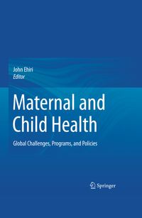 Buch Cover Maternal and Child Health