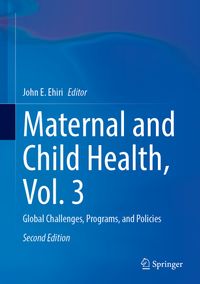 Buch Cover Maternal and Child Health, Vol. 3
