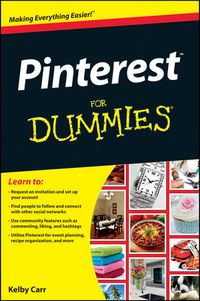 Buch Cover Pinterest For Dummies