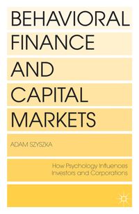 Buch Cover Behavioral Finance and Capital Markets