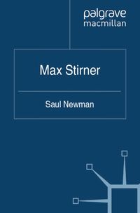 Buch Cover Max Stirner