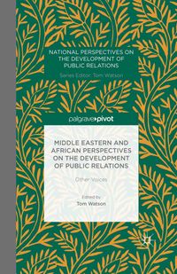 Buch Cover Middle Eastern and African Perspectives on the Development of Public Relations