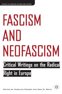 Buch Cover Fascism and Neofascism