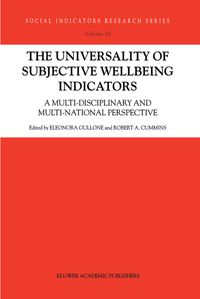 Buch Cover The Universality of Subjective Wellbeing Indicators