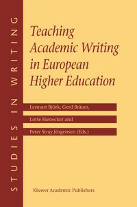 Buch Cover Teaching Academic Writing in European Higher Education