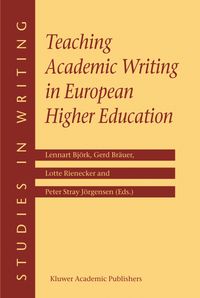 Buch Cover Teaching Academic Writing in European Higher Education