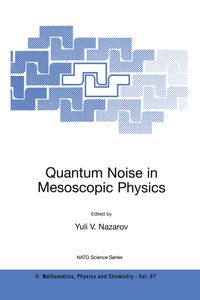 Buch Cover Quantum Noise in Mesoscopic Physics