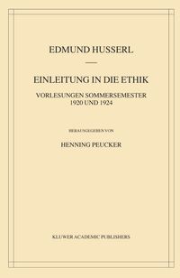 Buch Cover Einleitung in die Ethik