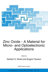 Buch Cover Zinc Oxide - A Material for Micro- and Optoelectronic Applications