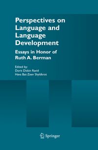 Buch Cover Perspectives on Language and Language Development