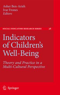 Buch Cover Indicators of Children's Well-Being