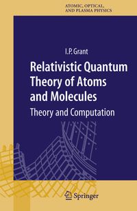 Buch Cover Relativistic Quantum Theory of Atoms and Molecules