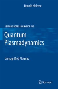 Buch Cover Quantum Plasmadynamics