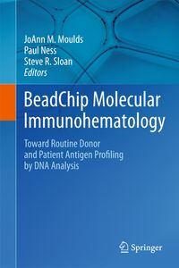 Buch Cover BeadChip Molecular Immunohematology