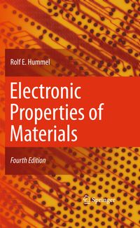 Buch Cover Electronic Properties of Materials