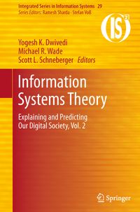 Buch Cover Information Systems Theory
