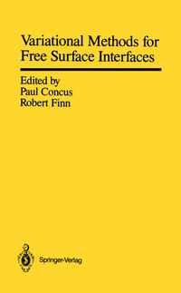 Buch Cover Variational Methods for Free Surface Interfaces