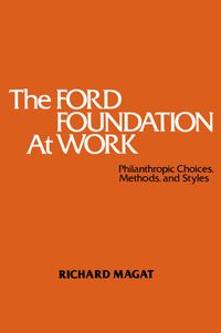 Buch Cover The Ford Foundation at Work
