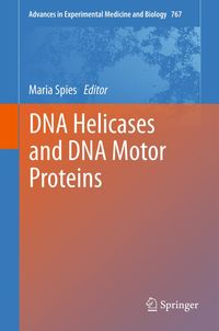 Buch Cover DNA Helicases and DNA Motor Proteins