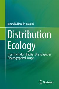 Buch Cover Distribution Ecology