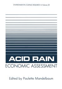 Buch Cover Acid Rain Economic Assessment