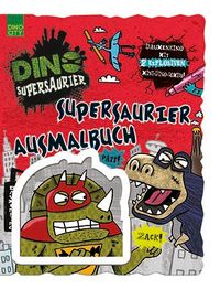 Buch Cover Supersaurier Ausmalbuch