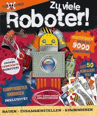 Buch Cover Für Jungs: Zu viele Roboter!