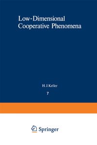 Buch Cover Low-Dimensional Cooperative Phenomena