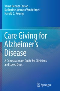 Buch Cover Care Giving for Alzheimer’s Disease