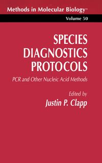 Buch Cover Species Diagnostics Protocols