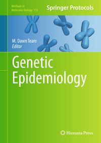 Buch Cover Genetic Epidemiology