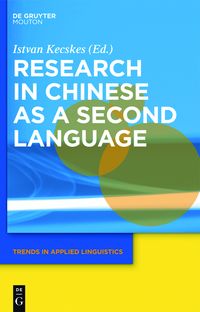 Buch Cover Research in Chinese as a Second Language