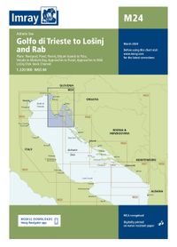 Buch Cover M24 Golfo di Trieste to Lošinj and Rab, Imray Chart