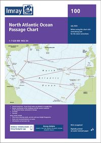 Buch Cover Chart 100 North Atlantic Ocean, Imray Passage Chart