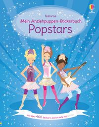 Buch Cover Mein Anziehpuppen-Stickerbuch: Popstars