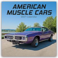 Buch Cover American Muscle Cars – Amerikanische Muscle-Cars 2027 – 16-Monatskalender
