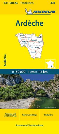 Buch Cover Michelin Ardeche-Haute Loire