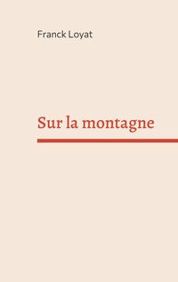 Buch Cover Sur la montagne