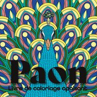 Buch Cover Paon Livre de coloriage apaisant