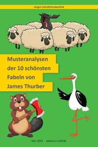 Buch Cover Musteranalysen der 10 schönsten Fabeln von James Thurber