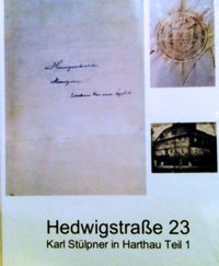 Buch Cover Hedwigstraße 23 Karl Stülpner in Harthau