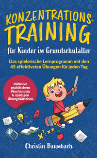 Buch Cover Konzentrationstraining für Kinder im Grundschulalter
