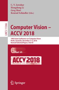 Buch Cover Computer Vision – ACCV 2018