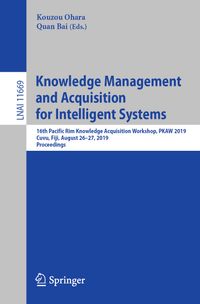 Buch Cover Knowledge Management and Acquisition for Intelligent Systems