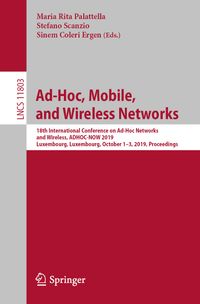Buch Cover Ad-Hoc, Mobile, and Wireless Networks