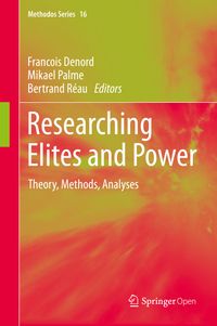 Buch Cover Researching Elites and Power