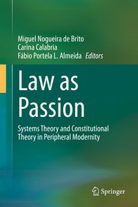 Buch Cover Law as Passion