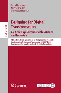 Buch Cover Designing for Digital Transformation. Co-Creating Services with Citizens and Industry