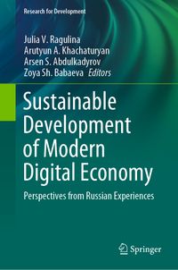 Buch Cover Sustainable Development of Modern Digital Economy